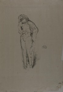 Drapowana postać, stojąca autorstwa James Abbott McNeill Whistler