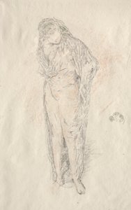Drapowana postać stojąca autorstwa James McNeill Whistler