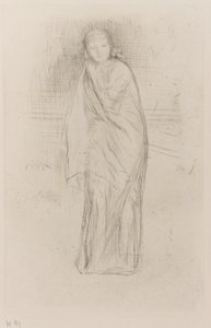 Drapowany model autorstwa James Abbott McNeill Whistler