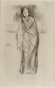 Drapowany model autorstwa James Abbott McNeill Whistler