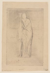 Drapowany model autorstwa James Abbott McNeill Whistler