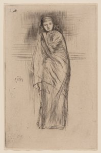 Drapowany model autorstwa James Abbott McNeill Whistler