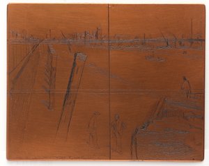 Płyta do trawienia: Millbank autorstwa James Abbott McNeill Whistler