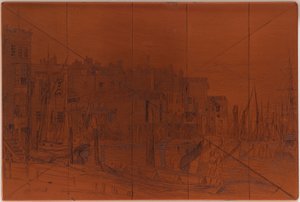 Płyta do wytrawiania: Thames Police autorstwa James Abbott McNeill Whistler
