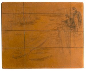 Płyta do trawienia: Mały basen autorstwa James Abbott McNeill Whistler
