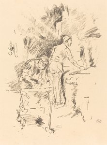 Ojciec i syn autorstwa James Abbott McNeill Whistler
