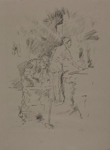 Ojciec i syn autorstwa James Abbott McNeill Whistler