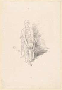 Badanie postaci w kolorach autorstwa James Abbott McNeill Whistler