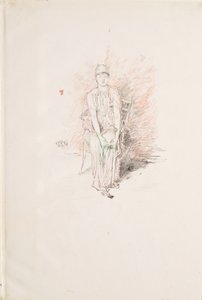 Studium postaci w kolorach autorstwa James McNeill Whistler