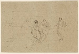 Postacie przy poręczy autorstwa James McNeill Whistler