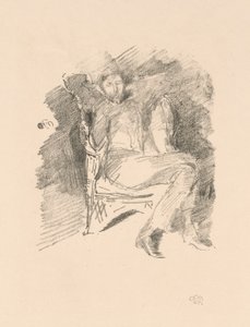 Firelight: Joseph Pennell, nr 1 autorstwa James McNeill Whistler