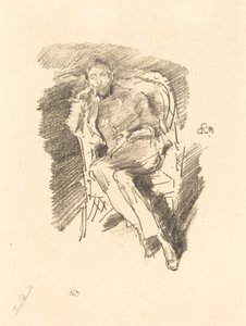 Światło ognia: Joseph Pennell, nr 2 autorstwa James Abbott McNeill Whistler