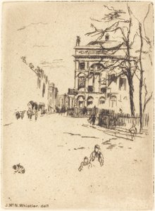 Plac Fitzroya autorstwa James Abbott McNeill Whistler