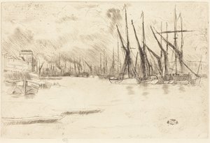 Ze schodów Pickle-Herring autorstwa James McNeill Whistler