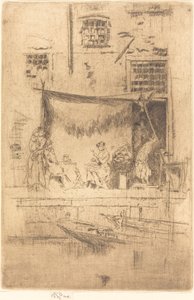Stragan z owocami autorstwa James Abbott McNeill Whistler