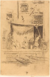 Stragan z owocami autorstwa James Abbott McNeill Whistler