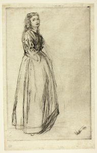 Fumette, stojący autorstwa James Abbott McNeill Whistler