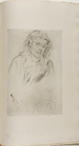 Zgięta głowa Fumette autorstwa James McNeill Whistler