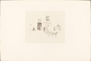 Wesołe drzwi na scenę autorstwa James Abbott McNeill Whistler