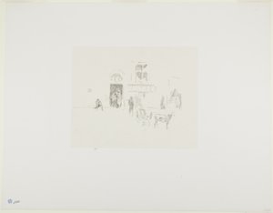Wesołe drzwi na scenę autorstwa James Abbott McNeill Whistler