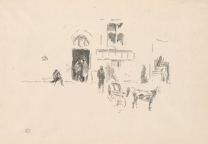 Wesołe drzwi na scenę autorstwa James Abbott McNeill Whistler
