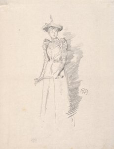 Rękawiczki zamszowe autorstwa James McNeill Whistler