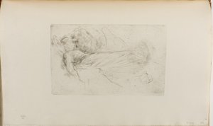 Leżąca dziewczyna autorstwa James Abbott McNeill Whistler