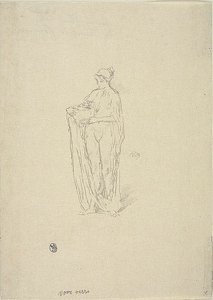Dziewczyna z miską autorstwa James Abbott McNeill Whistler