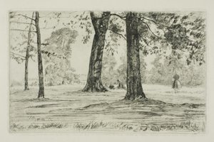 Park Greenwich autorstwa James Abbott McNeill Whistler
