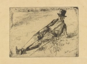 Emeryt z Greenwich autorstwa James Abbott McNeill Whistler