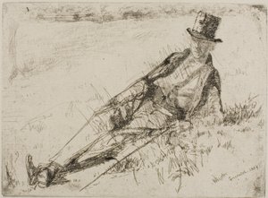 Emeryt z Greenwich autorstwa James Abbott McNeill Whistler