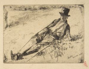 Emeryt z Greenwich autorstwa James McNeill Whistler