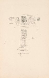 Hôtel Colbert, Windows autorstwa James McNeill Whistler