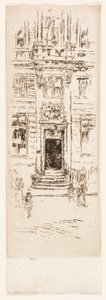 Dom Łabędzia, Bruksela autorstwa James Abbott McNeill Whistler