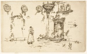 Hotel Lallemant opinie, Bourges autorstwa James Abbott McNeill Whistler