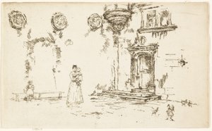 Hotel Lallemant opinie, Bourges autorstwa James Abbott McNeill Whistler