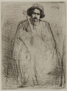 J. Becquet, Rzeźbiarz autorstwa James Abbott McNeill Whistler