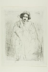 J. Becquet, Rzeźbiarz autorstwa James Abbott McNeill Whistler