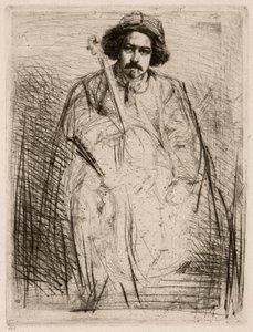 J. Becquet, Rzeźbiarz autorstwa James Abbott McNeill Whistler