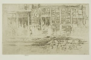 Dzielnica żydowska, Amsterdam autorstwa James McNeill Whistler