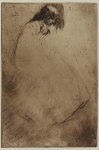 Pochylona głowa Jo autorstwa James Abbott McNeill Whistler