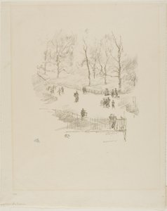 ogrody Kensington autorstwa James Abbott McNeill Whistler