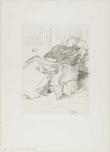 Piękna śpiąca dama autorstwa James Abbott McNeill Whistler