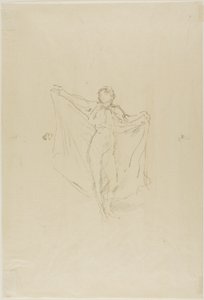 La Danseuse: studium aktu autorstwa James Abbott McNeill Whistler