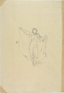 La Danseuse: studium aktu autorstwa James Abbott McNeill Whistler