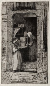 Sprzedawczyni musztardy autorstwa James McNeill Whistler