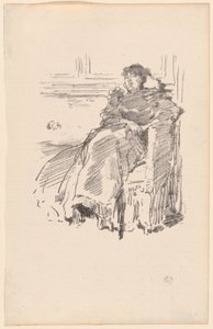 Czerwona sukienka autorstwa James Abbott McNeill Whistler