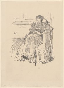 Czerwona sukienka autorstwa James McNeill Whistler