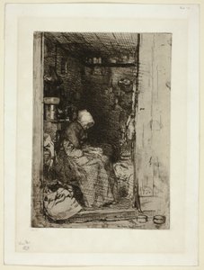 La Vieille aux Loques (Stara kobieta w szmatach) autorstwa James Abbott McNeill Whistler