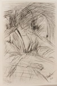 Pani w fotelu autorstwa James Abbott McNeill Whistler